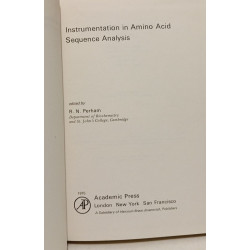 Instrumentation in Amino Acid Sequence Analysis