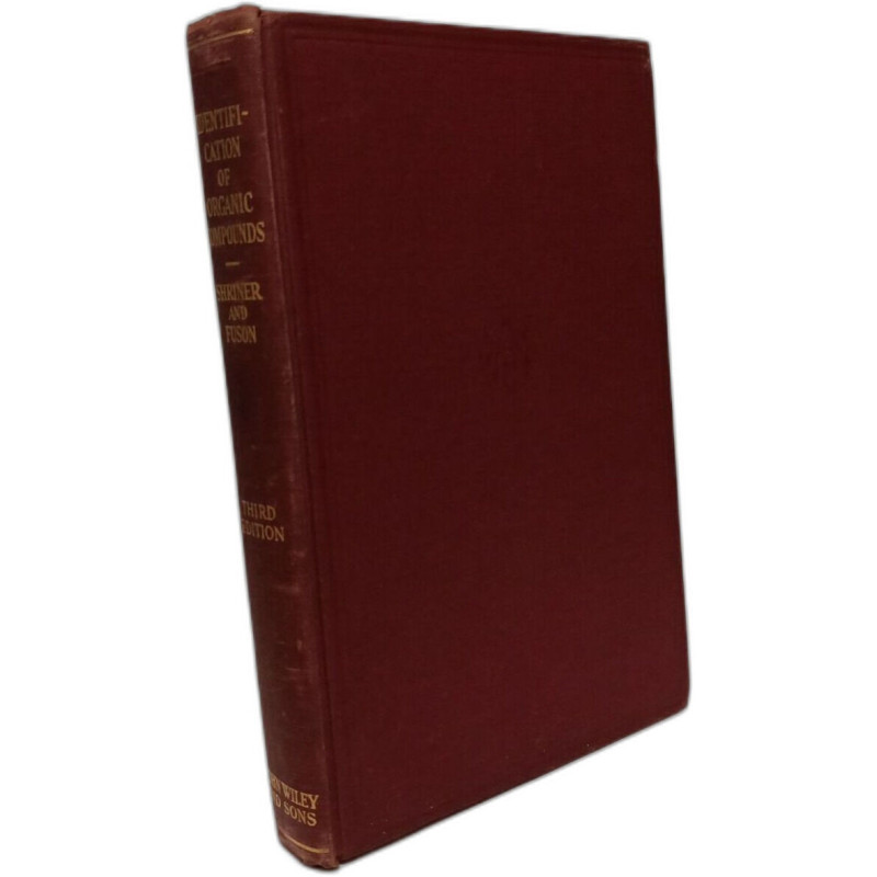The Systematic Identification of Organic Compounds: A Laboratory...