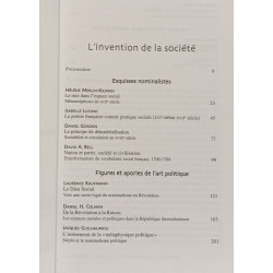 Invention de la société - Nominalisme politique et sciences:...