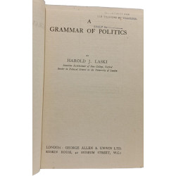 A Grammar of Politics