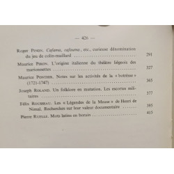 Enquêtes du Musée de la Vie Wallonne - bulletin questionnaire...