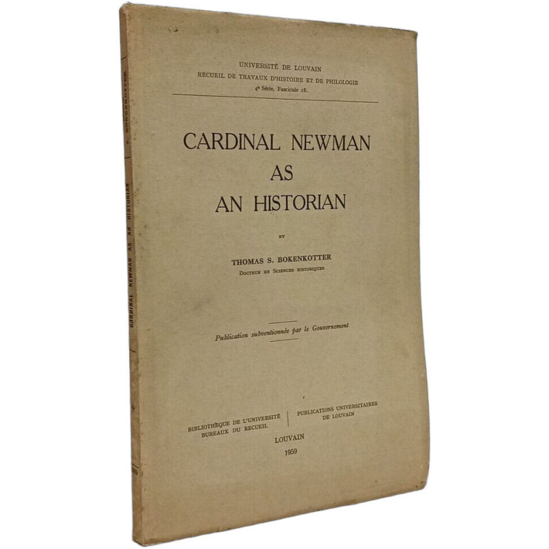Cardinal Newman as an historian