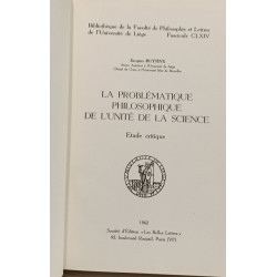 La problématique philosophique de l'unité de la science