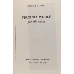 Virginia Woolf par elle-même
