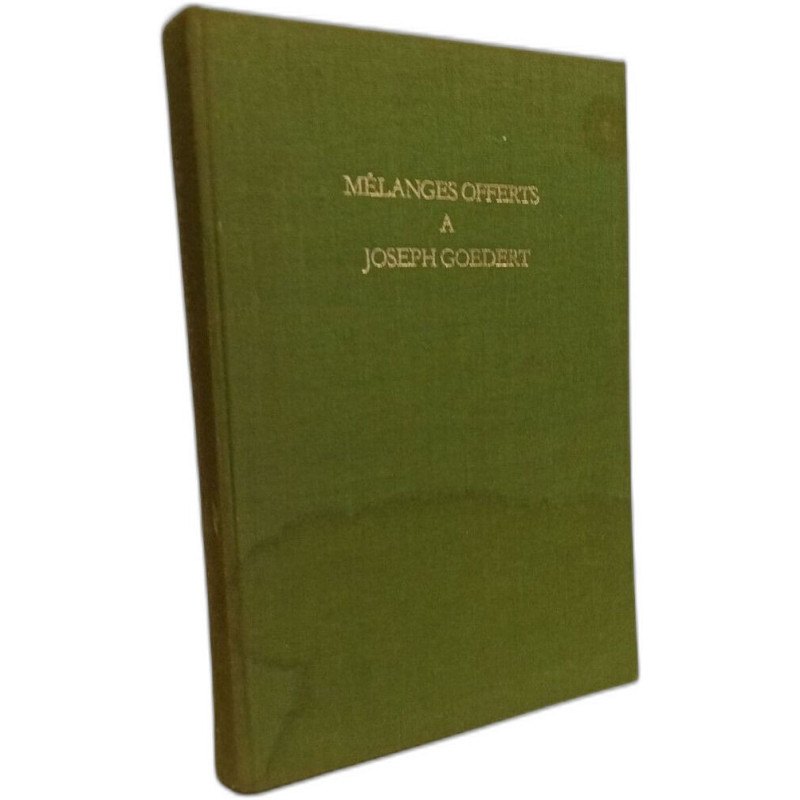 Mélanges offerts à Joseph GoedertFestschrift für Joseph Goedert