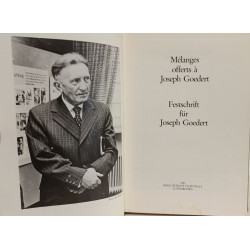 Mélanges offerts à Joseph GoedertFestschrift für Joseph Goedert
