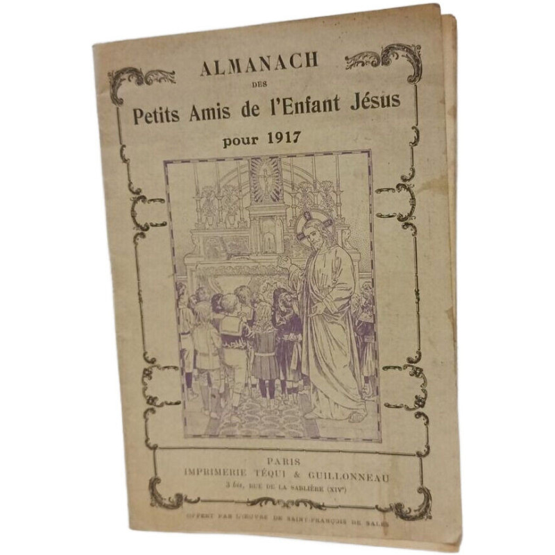 Almanach des Petits Amis de l'Enfant Jésus pour 1917