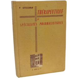 Thérapeutique et spécialités pharmaceutiques