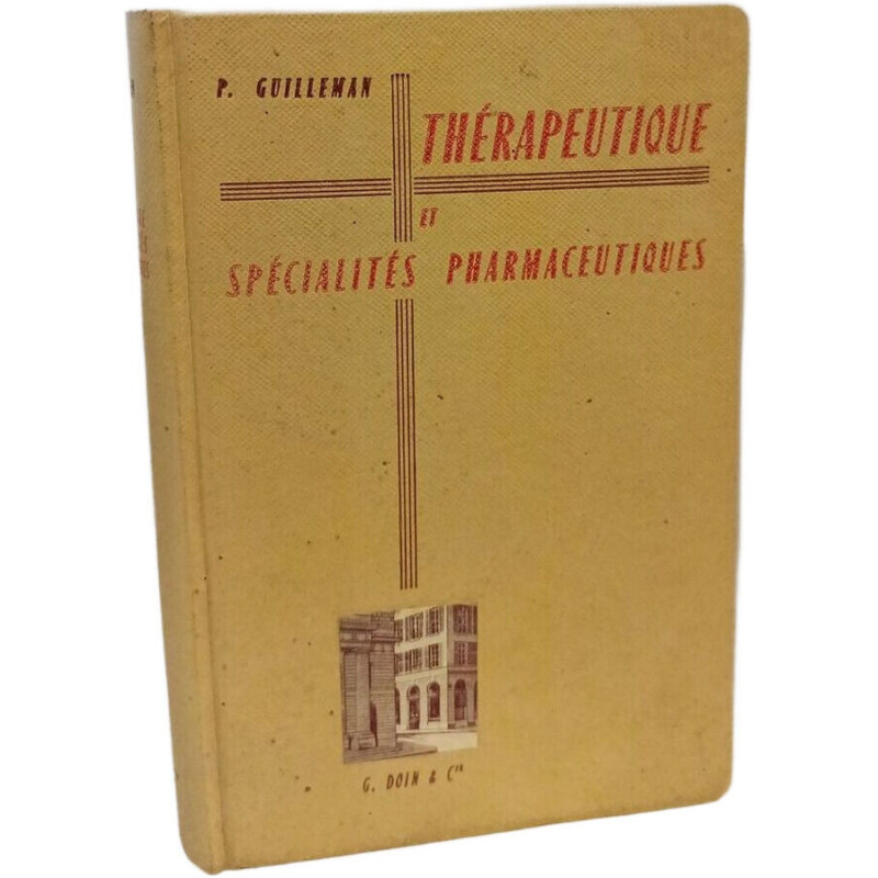 Thérapeutique et spécialités pharmaceutiques