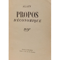 Propos d'économique