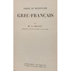 Abrégé du dictionnaire Grec-Français