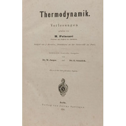 Thermodynamik. Vorlesungen