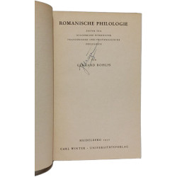 Romanische Philologie - erster teil