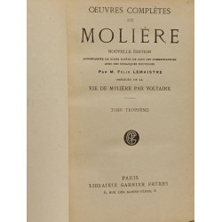 Œuvres complètes de Molière - TOME TROISIEME