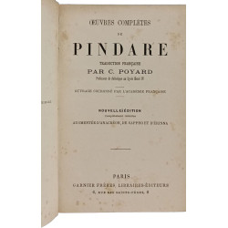 Œuvres complètes de Pindare - nouvelle édition complètement...