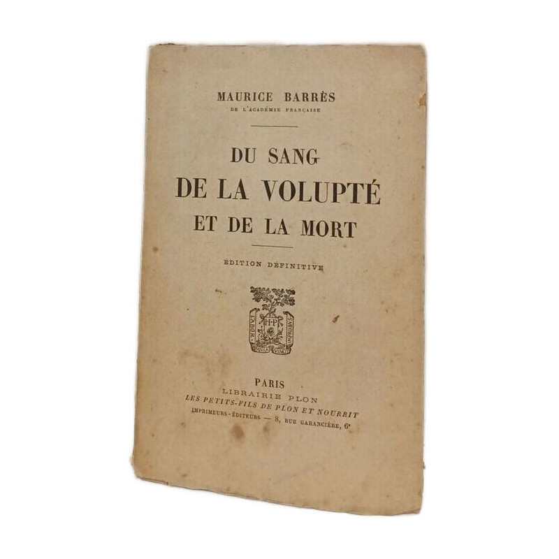 Du sang de la volupté et de la mort