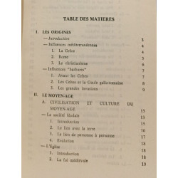 Histoire de la civilisation et de la litterature francaises