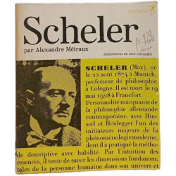 Max Scheler ou la phénoménologie des valeurs