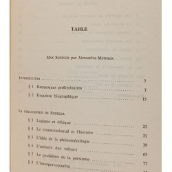 Max Scheler ou la phénoménologie des valeurs