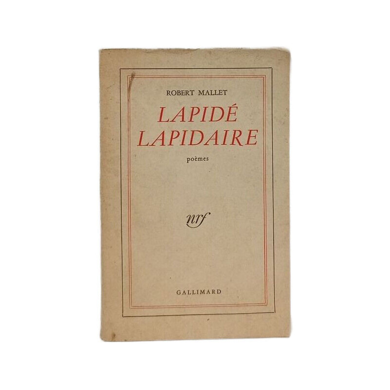 Lapidé Lapidaire