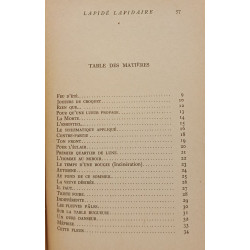 Lapidé Lapidaire