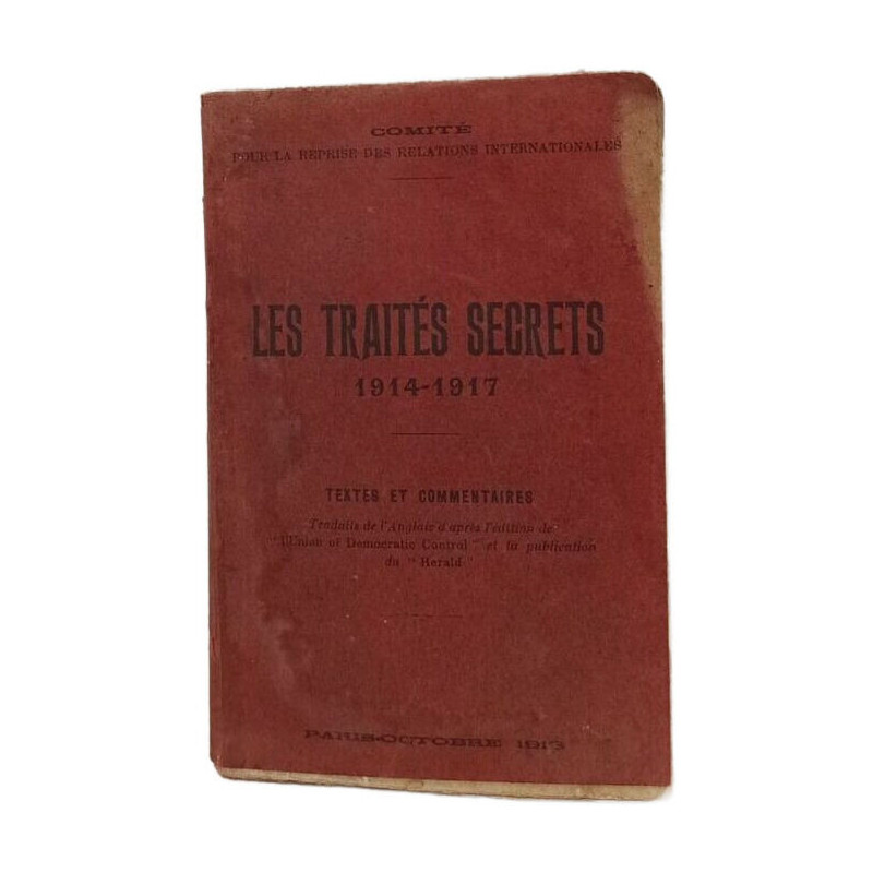 Les traites secrets 1914-1917