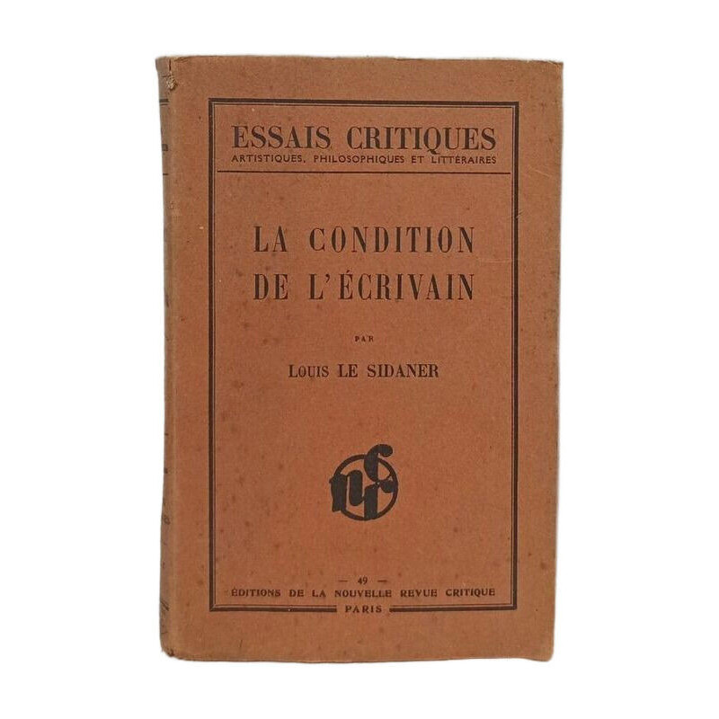 La Condition de l'écrivain