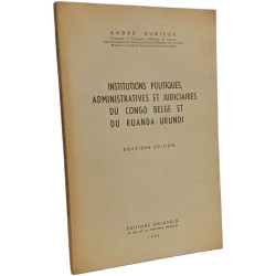 Institutions politiques administratives et judiciaires du Congo...