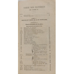 Reglement du Service des Batteries de Montagne Tome 1