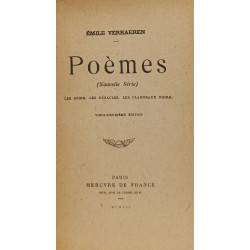 Poèmes - ( nouvelle série ) les soirs les debacles les flambeaux noirs