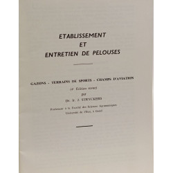 Etablissement et entretien de pelouses - 4e éd. revue