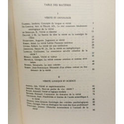 Thème principal: La Vérité + Séances plénières / Actes du XIIe...