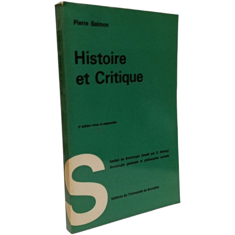 Histoire et Critique - 2e ed. revue et augmentée