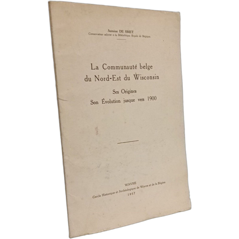 La Communauté belge du Nord-Est du Wisconsin