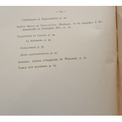 La Communauté belge du Nord-Est du Wisconsin