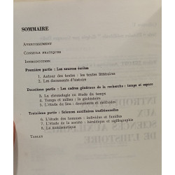 Introduction aux sciences auxiliaires de l'histoire / Collection U