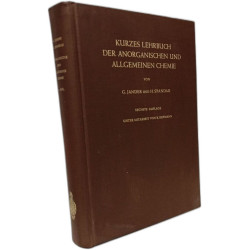 Kurzes Lehrbuch der anorganischen und allgemeinen Chemie