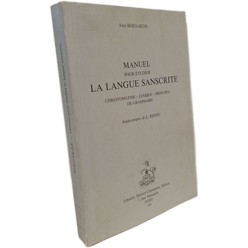 Manuel pour étudier la langue sanscrite