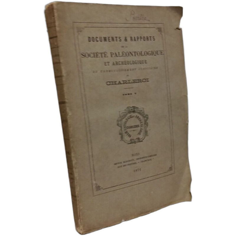 Documents et Rapports de la Societe paleontologique et...