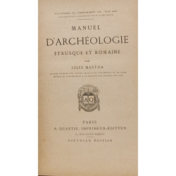 Manuel d'Archéologie Étrusque et Romaine