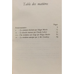 Mai 1968: la Brèche. Premières réflexions sur les événements