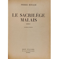 Le Sacrilège Malaise
